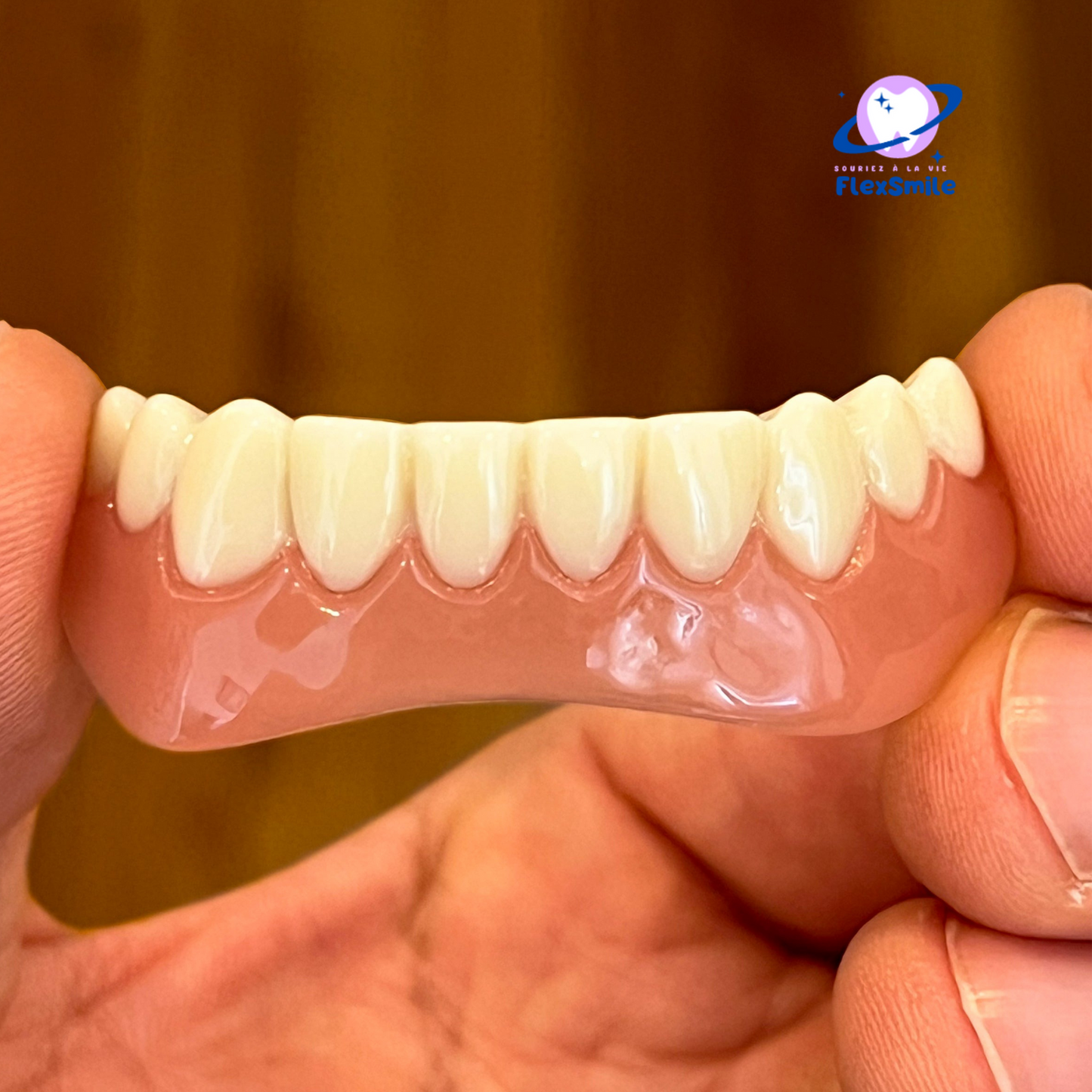 Flex-Smile® Silicone veneers (boven en onder)