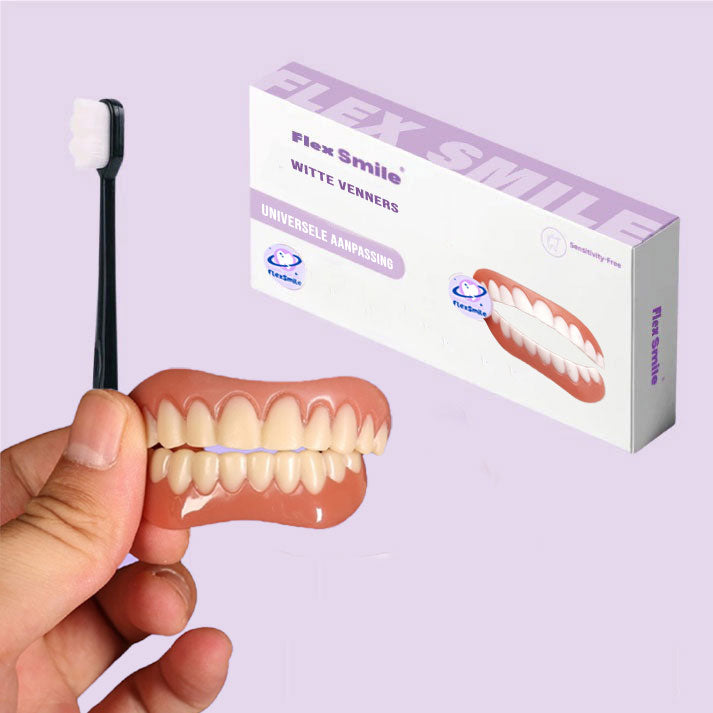 Flex-Smile® Silicone veneers (boven en onder)